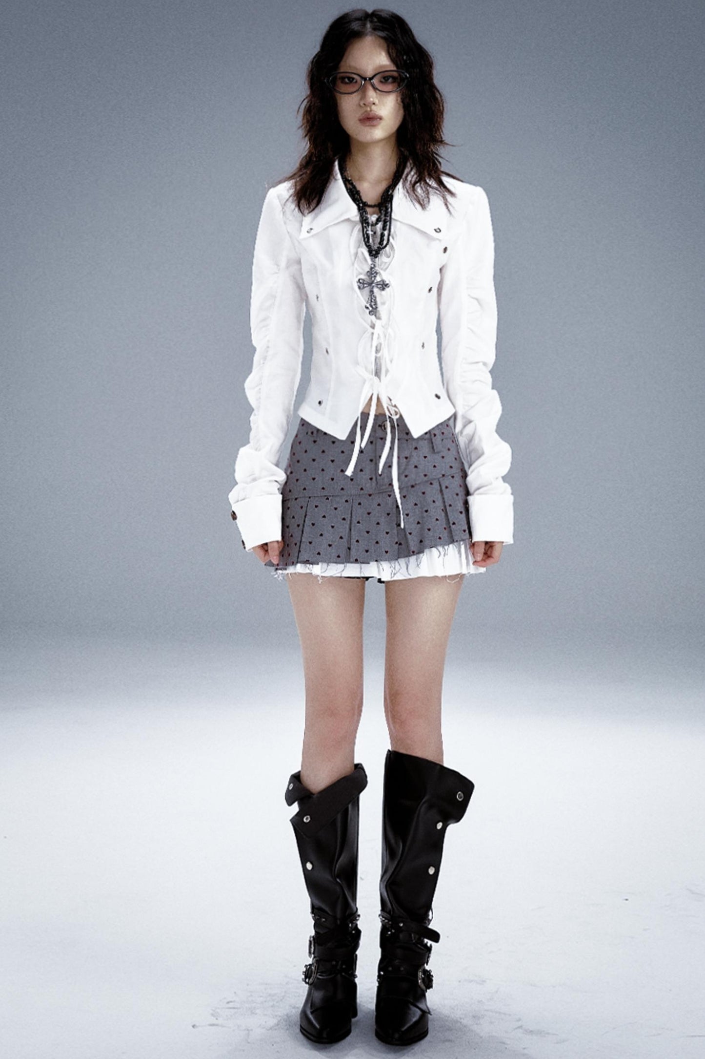 Spring Silhouette White Shirt