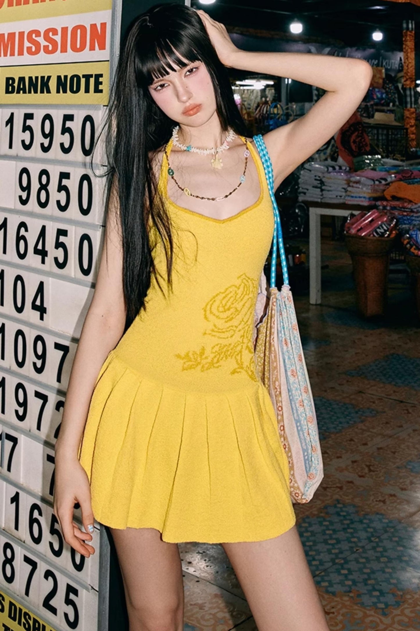 Summer Sweet Knit Halter Dress