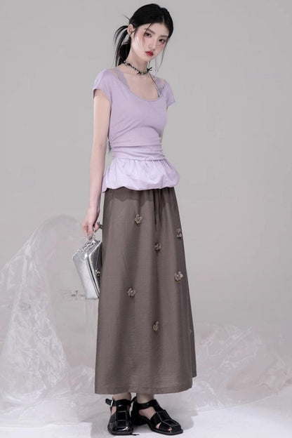 Silk Tomato Mist Top