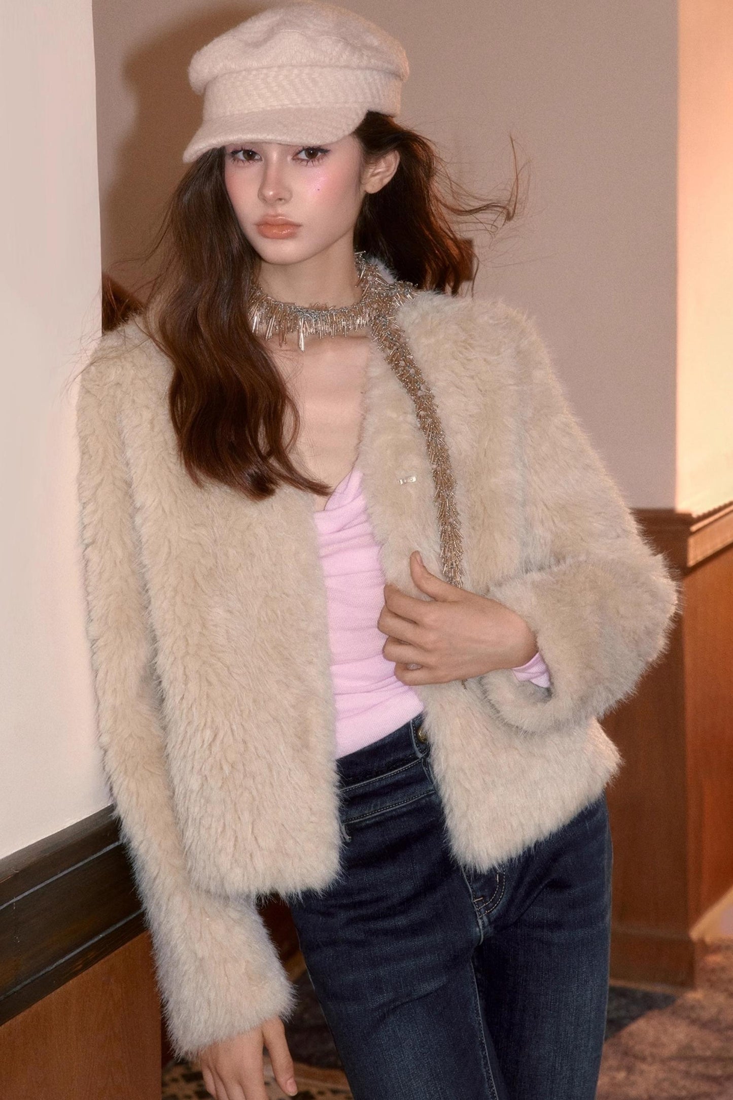 Faux Fur Winter Jacket