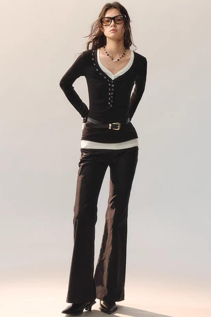 Star Rays Knit Top