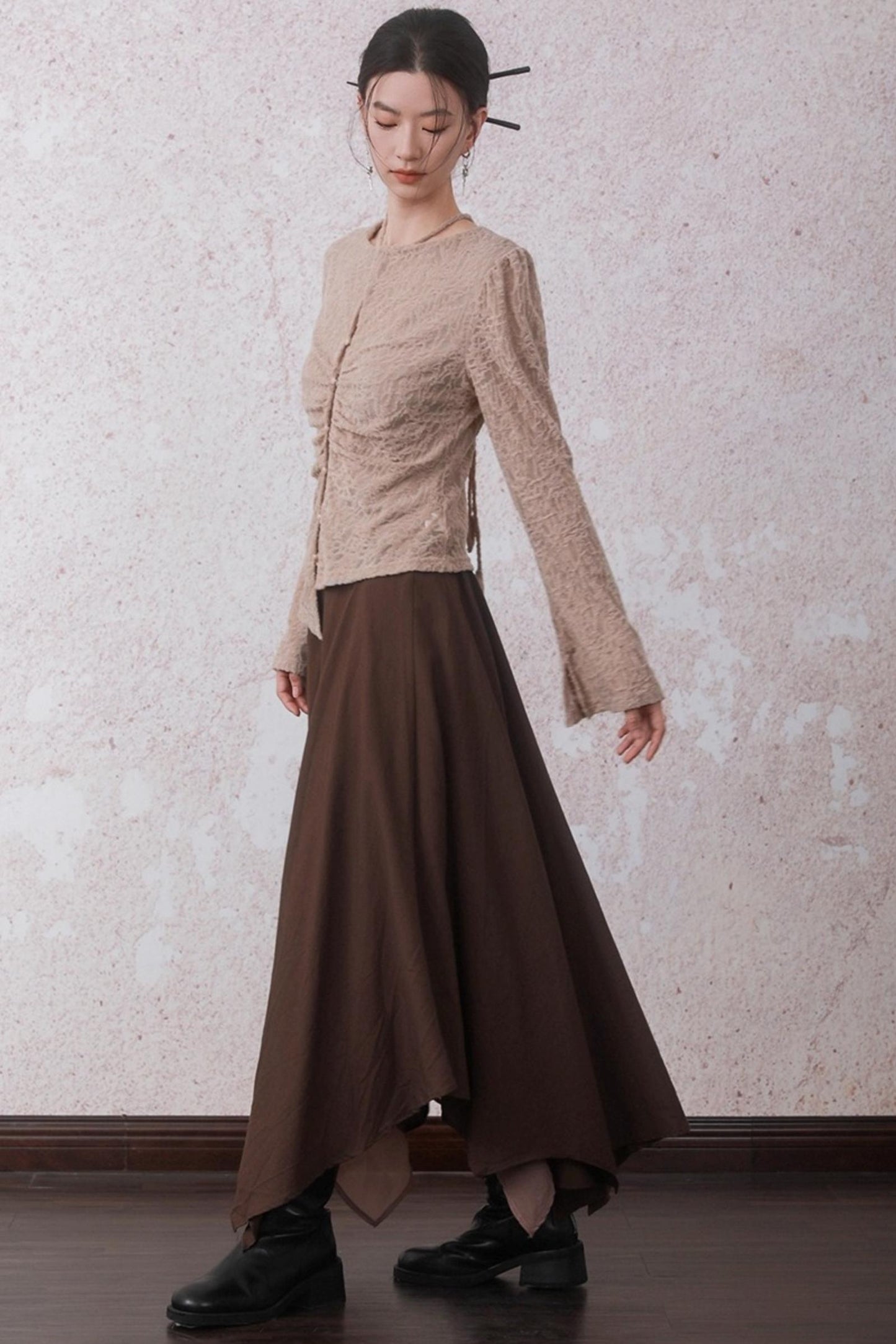 Strap Texture T-Shirt