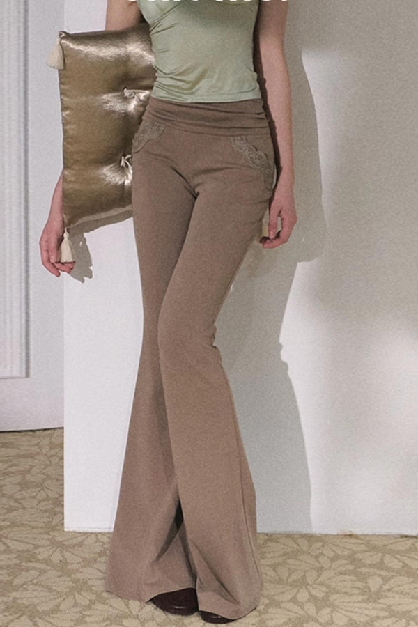 Casual Lace Top & Pants Set-Up