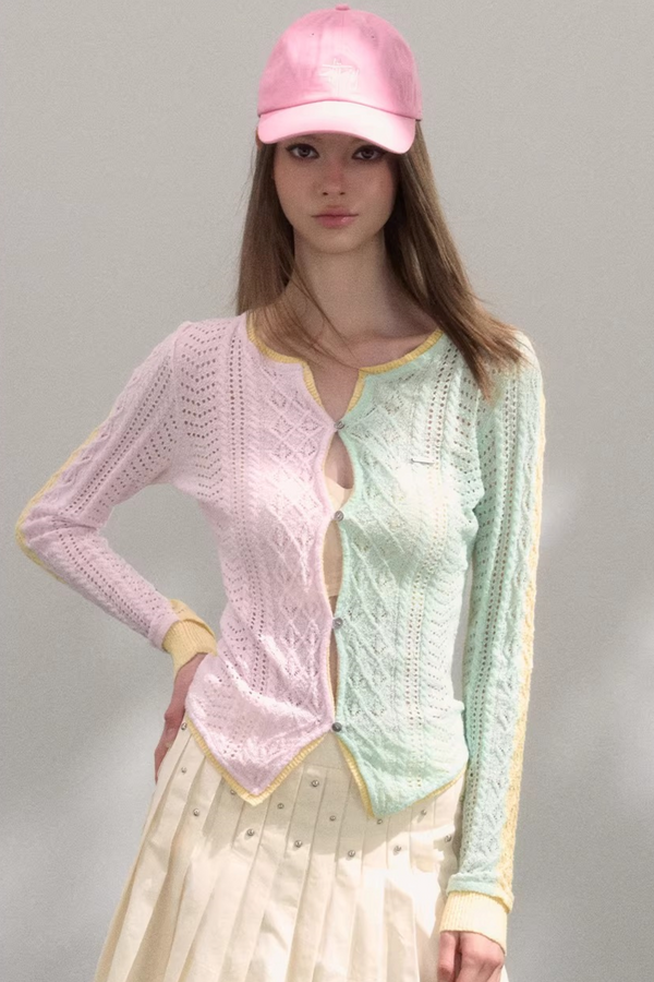 Contrasting Stitch Slim-Fit Sweater