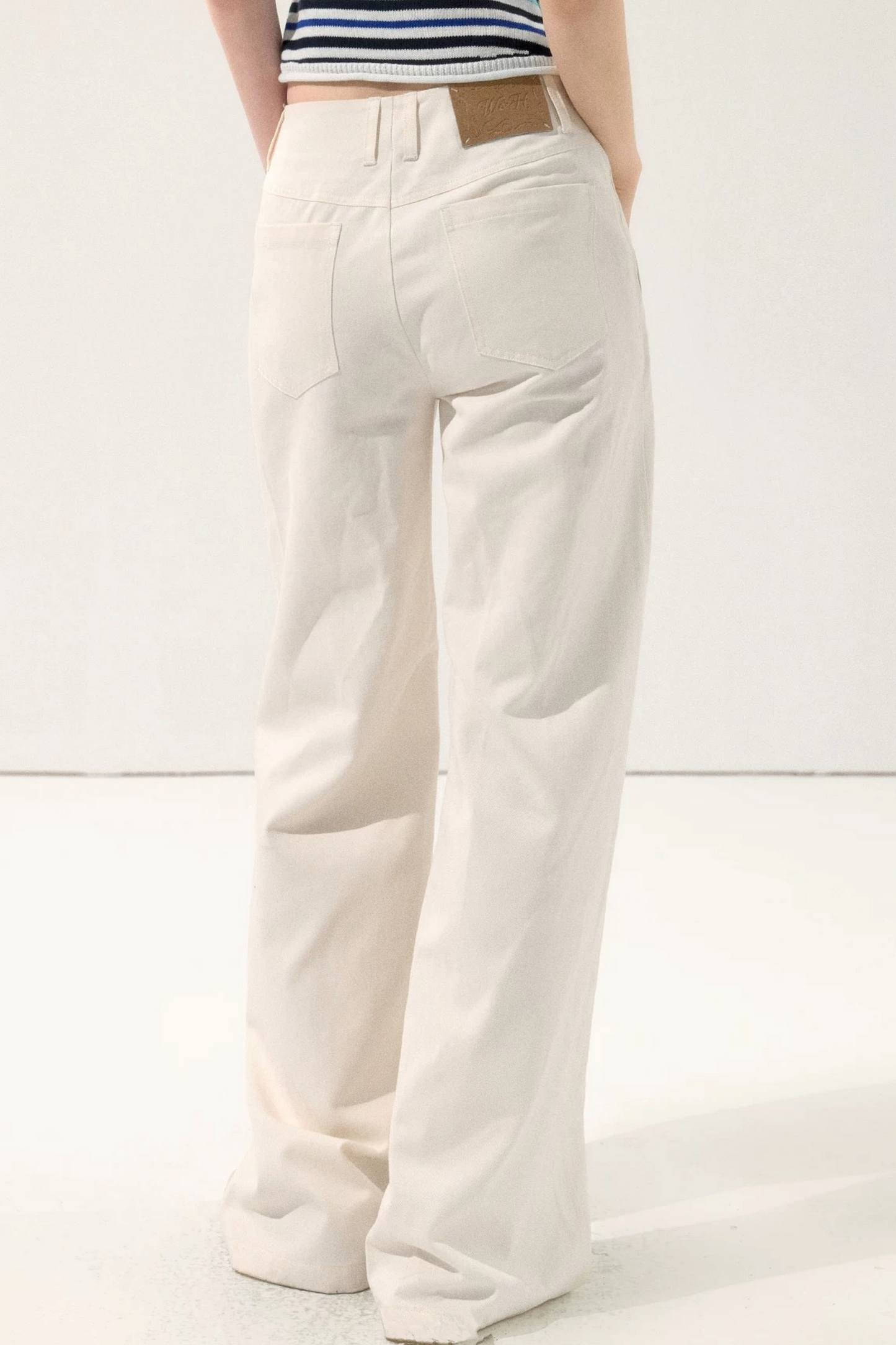 Vintage Draped Wide-Leg Pants