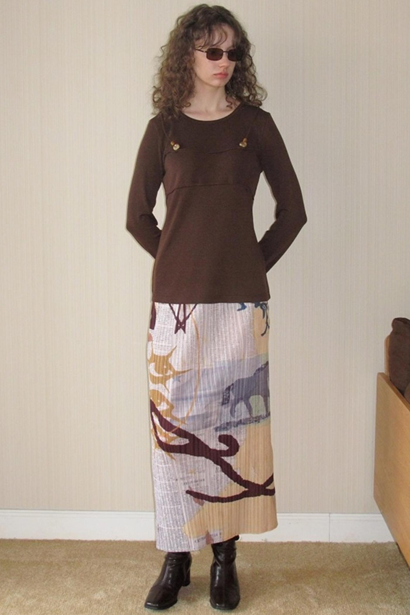 Cashmere Fake Two Piece T-Shirt