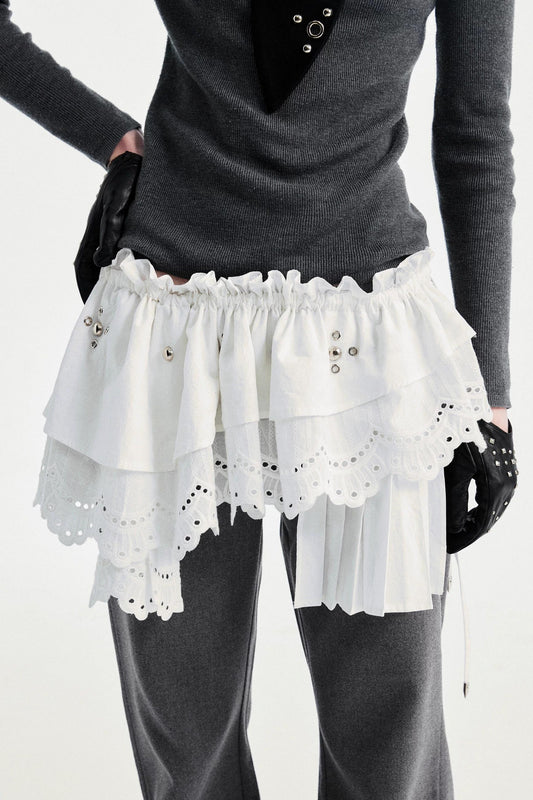 Lace Asymmetric Belt Accessory