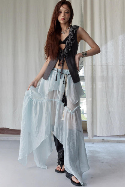 Chic Mint Tank & Skirt Set-Up