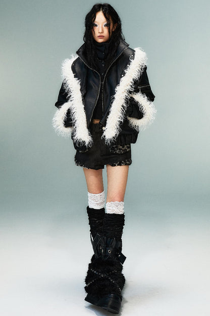 Autumn Vintage Punk Short Coat