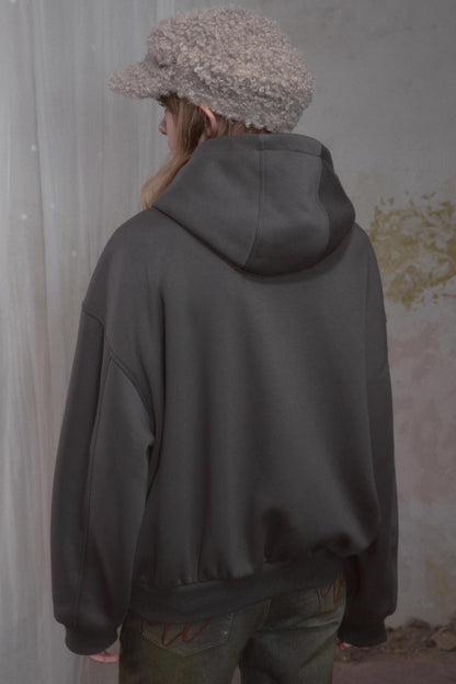 Sweet Lazy Plaid Sweatshirt Jacket