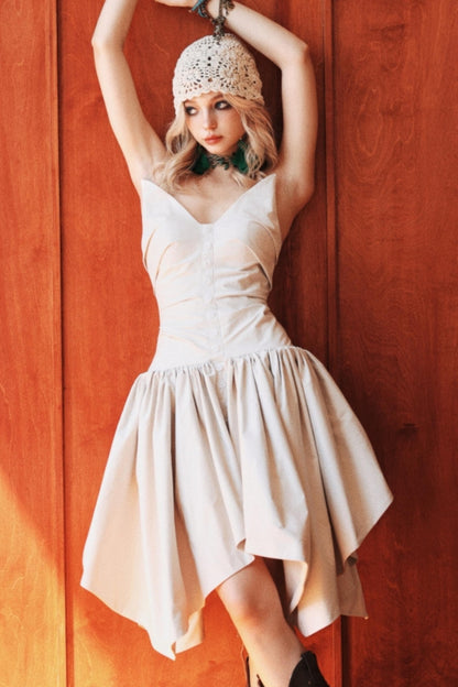 Vintage Irregular Fit & Flare Dress