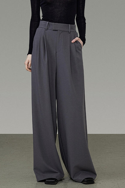 High-Waisted Wide-Leg Pants