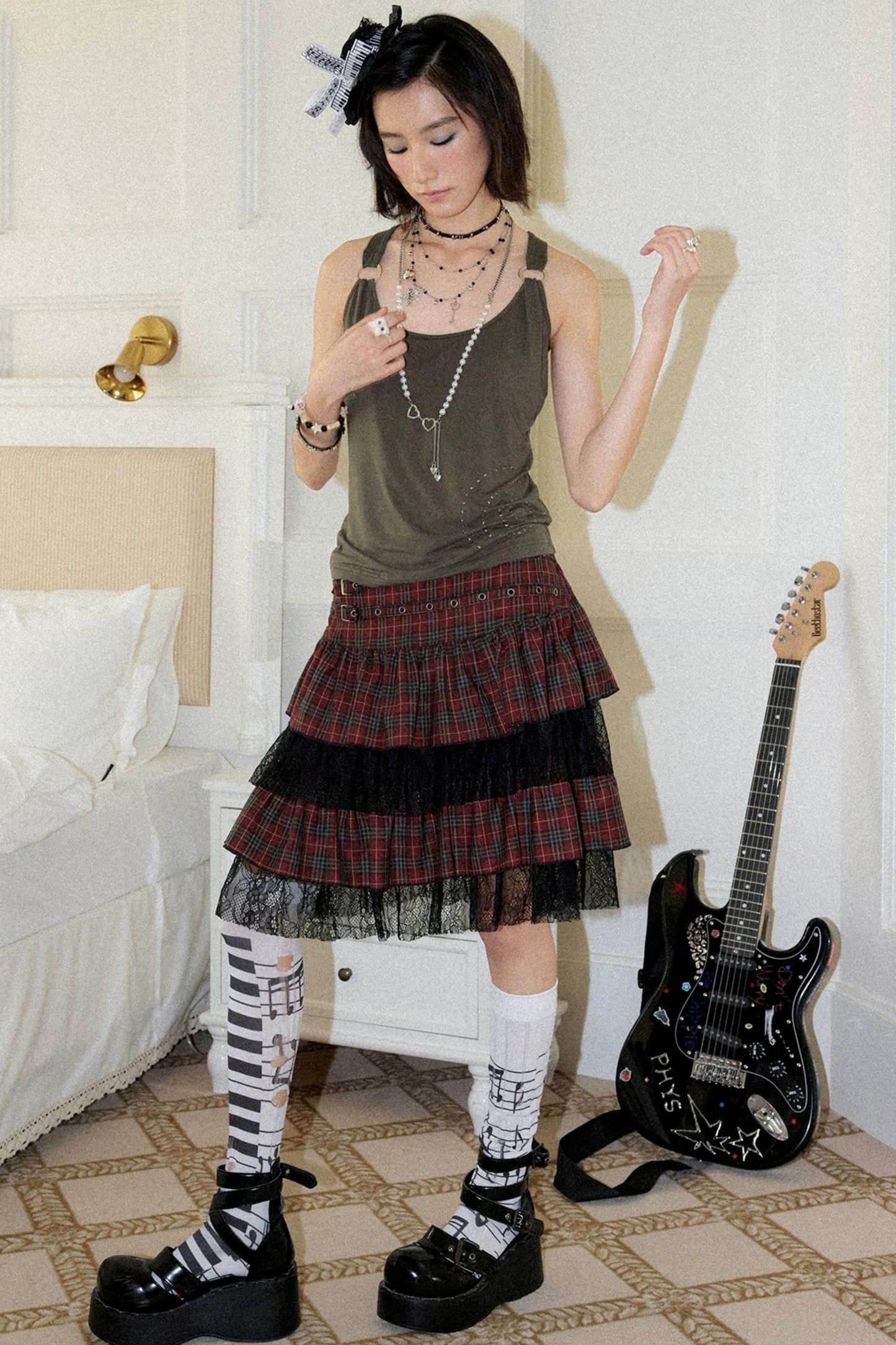 Retro Short Cake Skirt