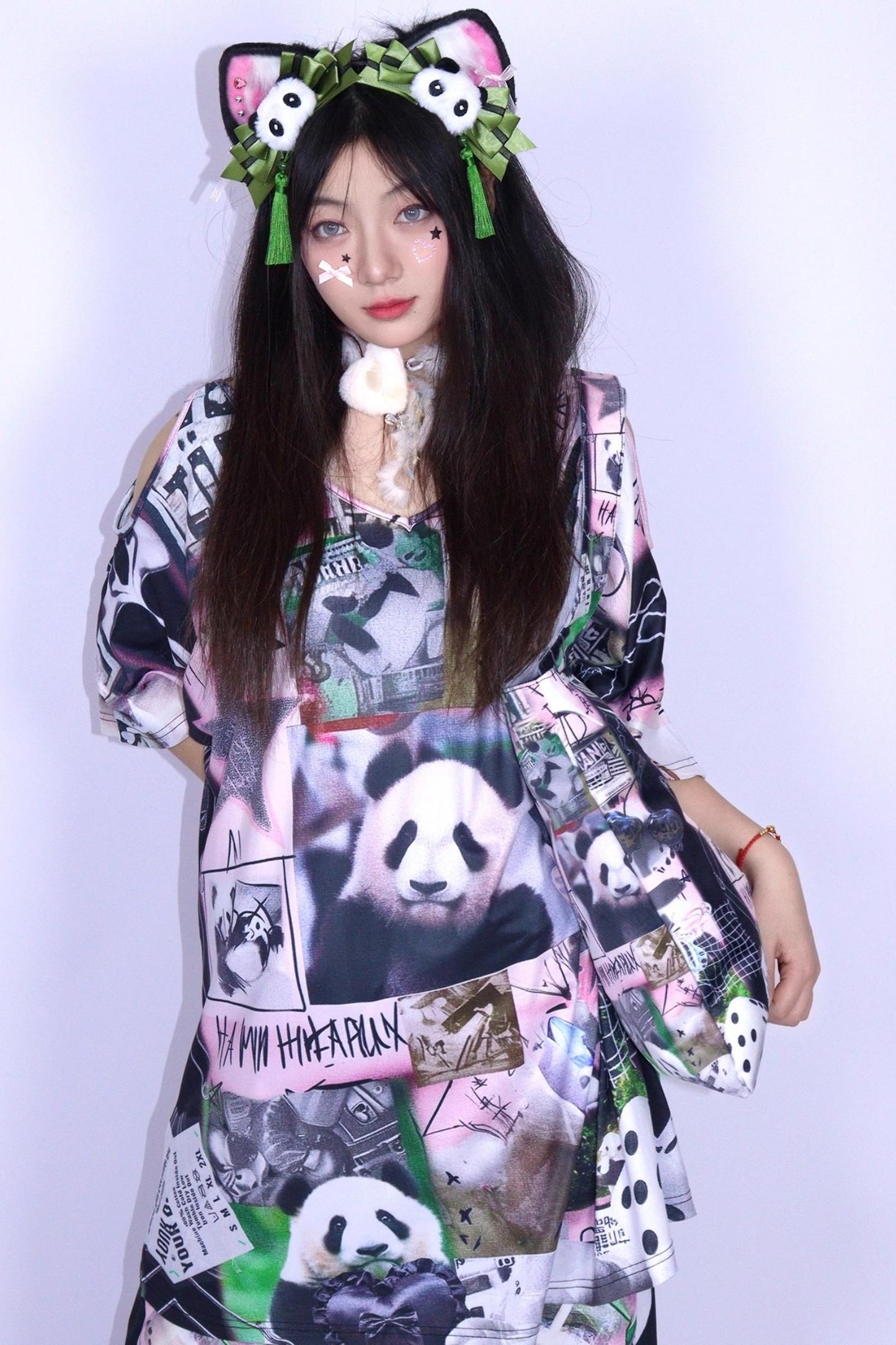 Panda Stitchwork T-Shirt