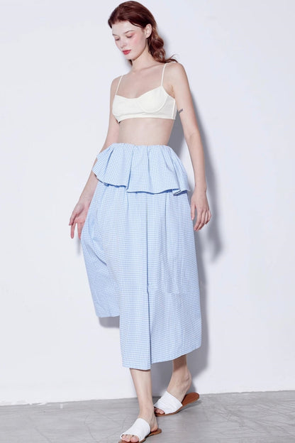 Summer Checkered Skirt