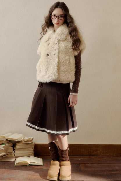 Retro Eco-Friendly Fur Jacket