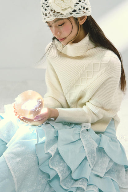 Asymmetrical Hem Bat Sleeve Cape Top