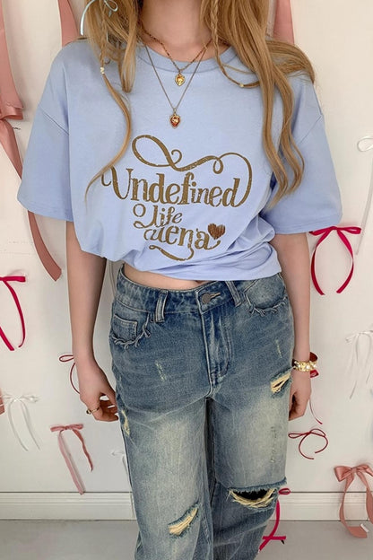 Off-Shoulder Sea Salt Tee