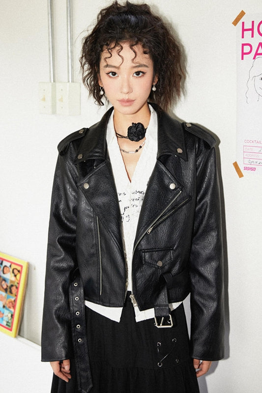 Retro Style Biker Jacket