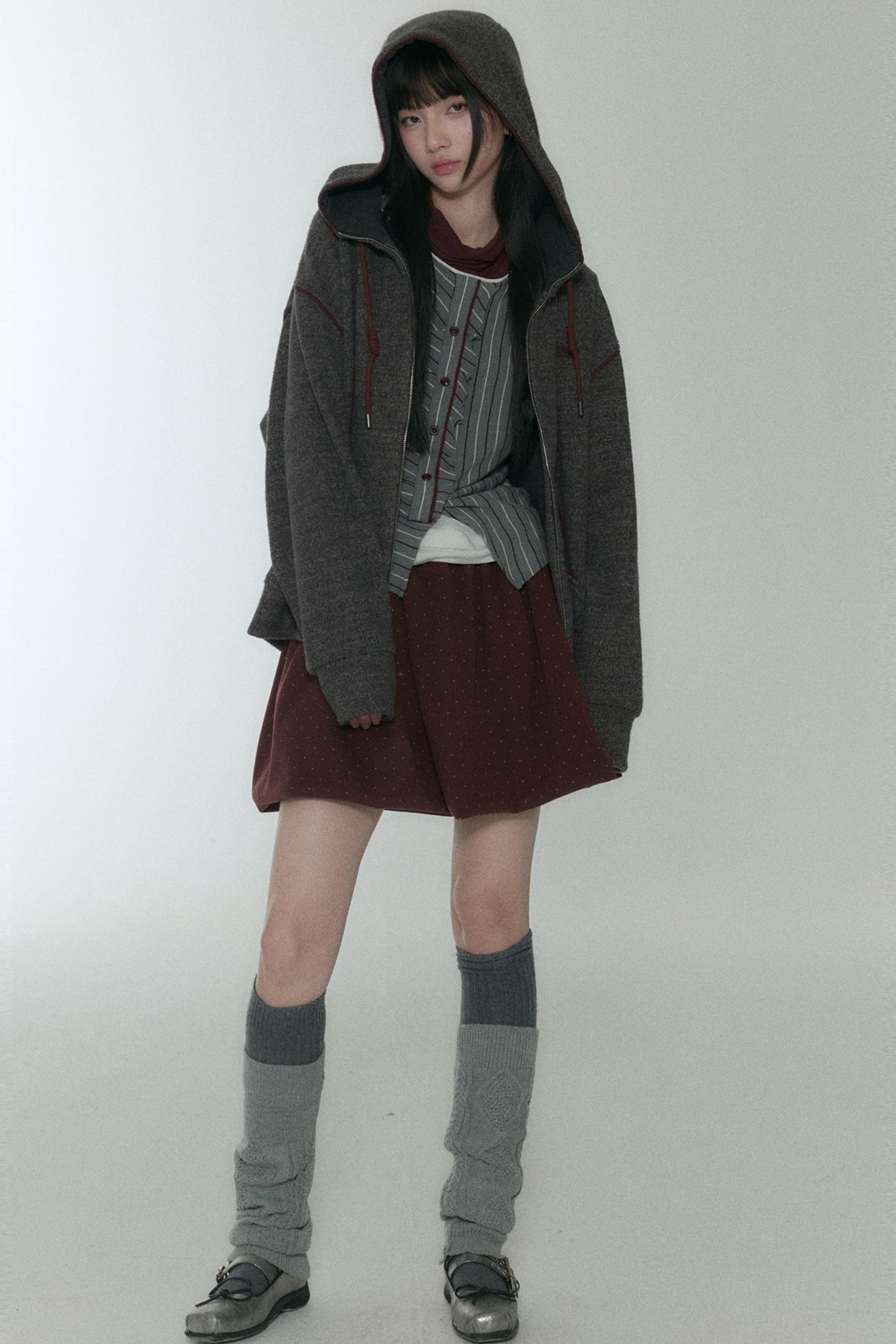 Layered Stripe Long Sleeve Top