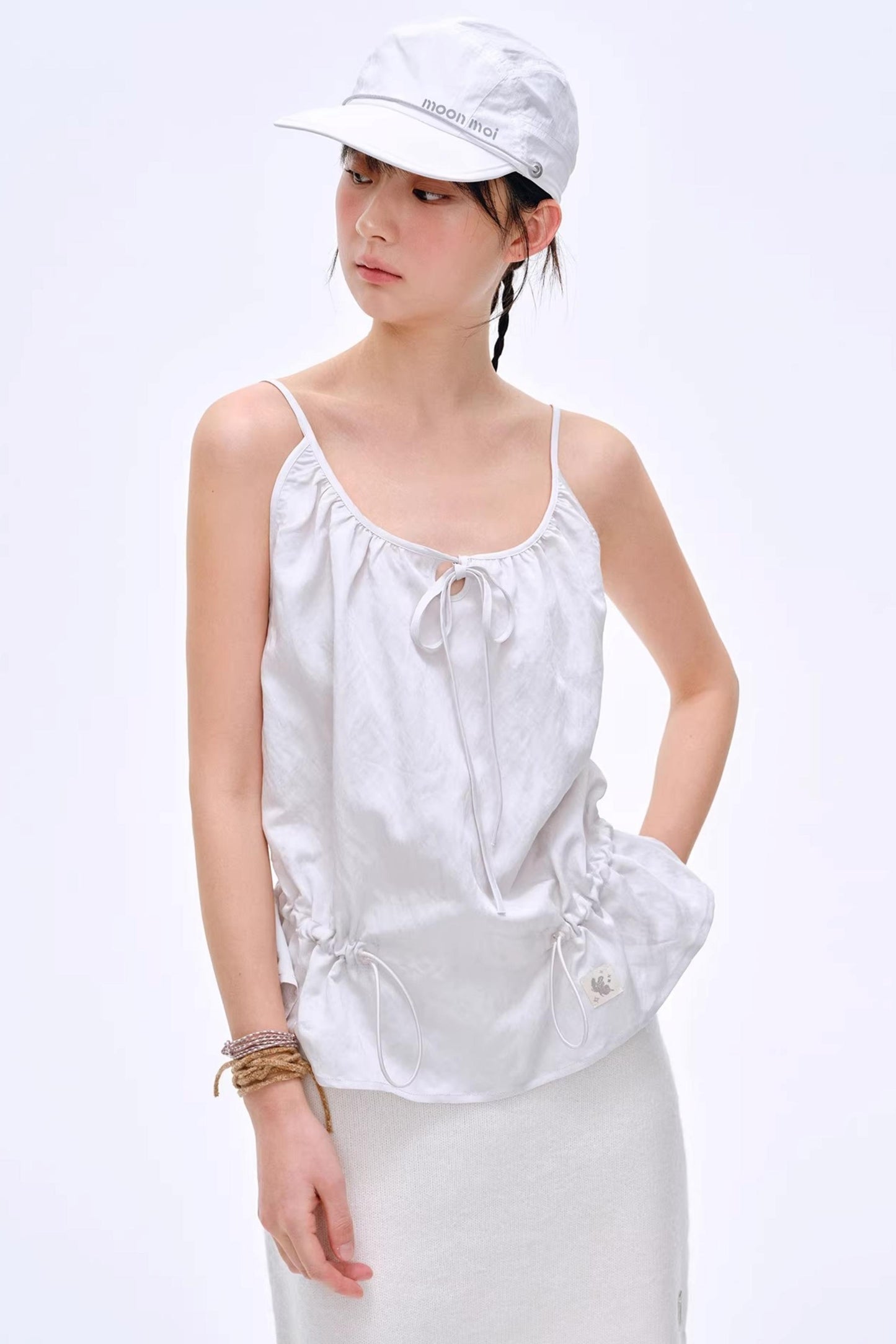 Lyocell Tie-Waist Camisole