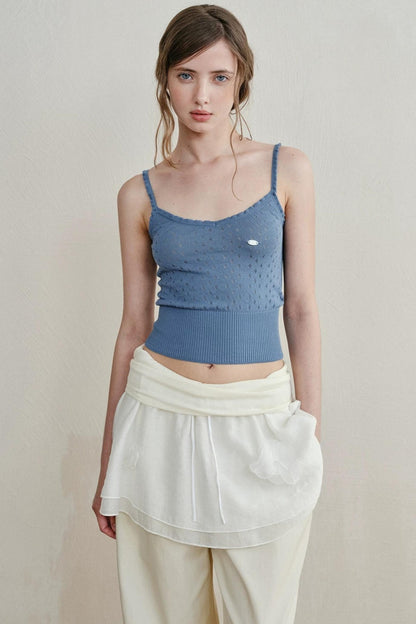 Knitted Elastic Cuffed Pants