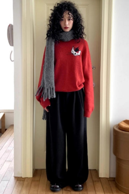 Black Sugar Wool Pants