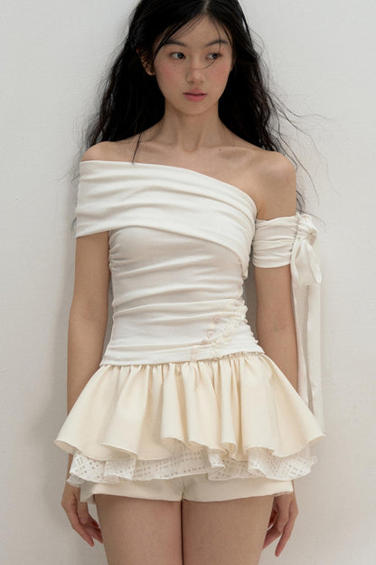 Vibes One-Shoulder T-Shirt