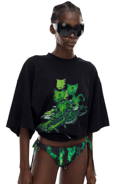 Skeleton Cat Tee