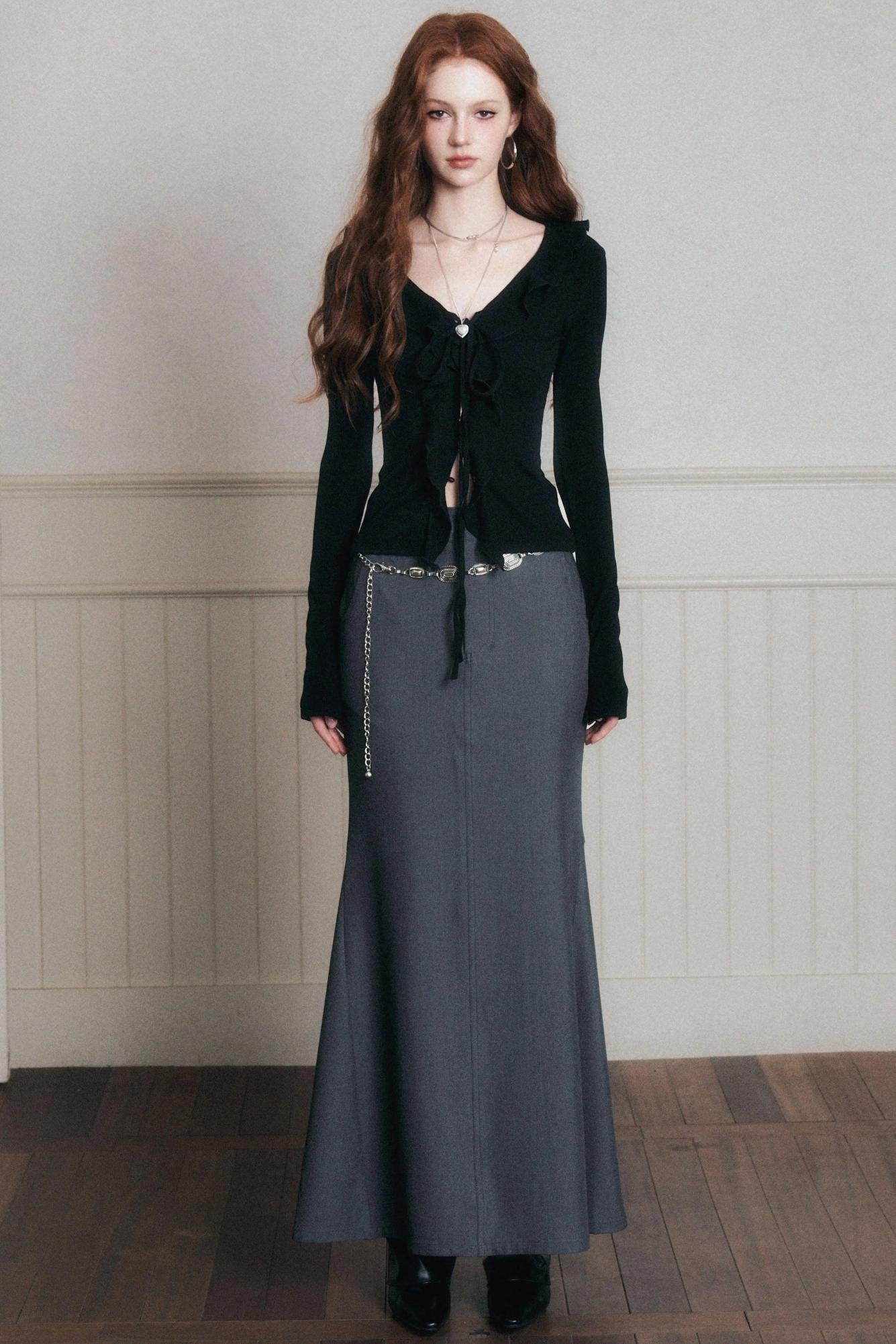 Mermaid High-Waisted A-Line Skirt