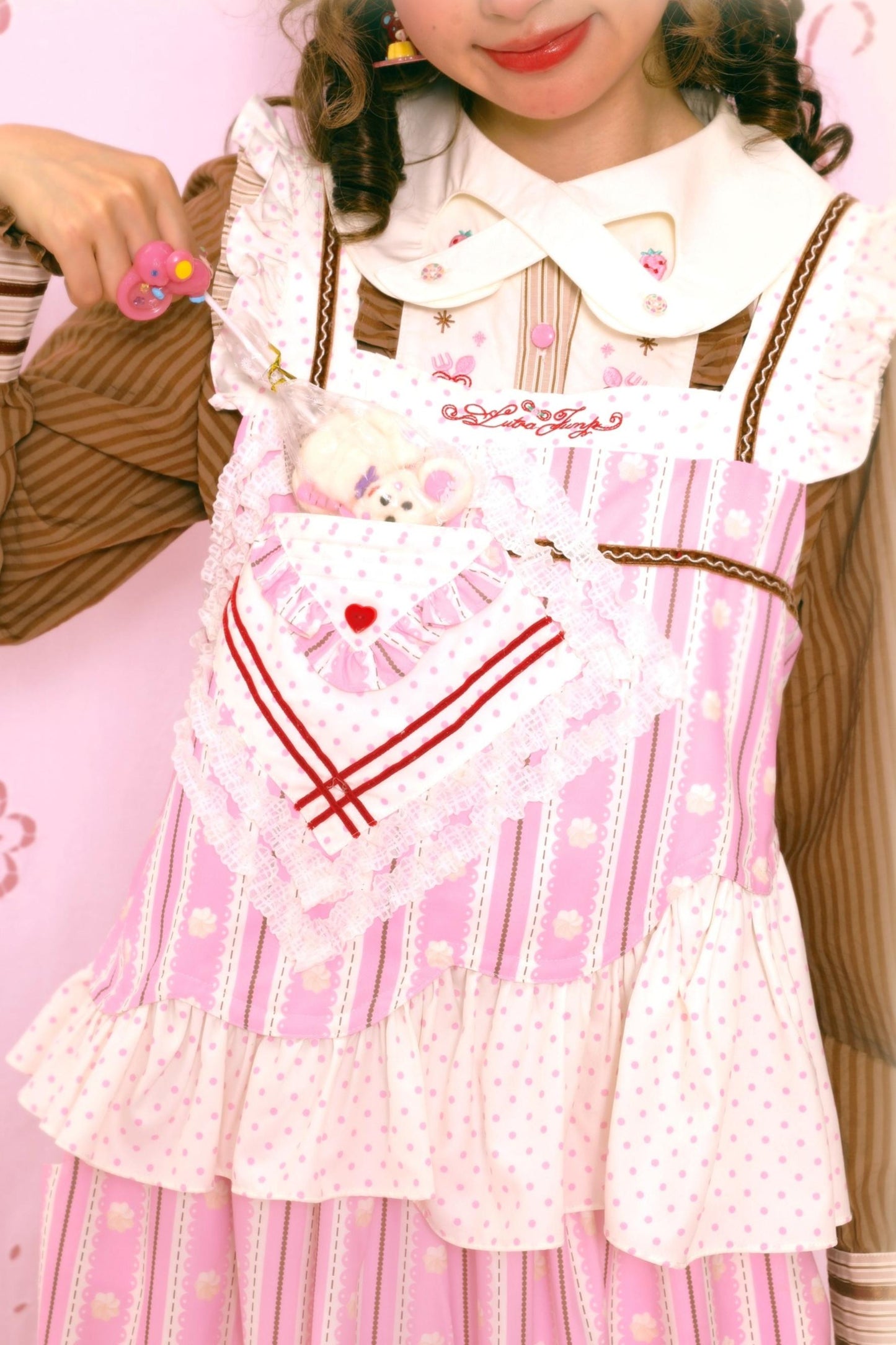 Sweet Pink Lace Vest