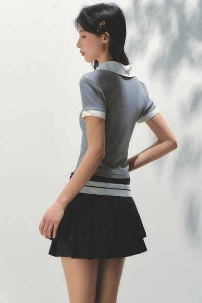 Chic Vintage Peplum Skirt