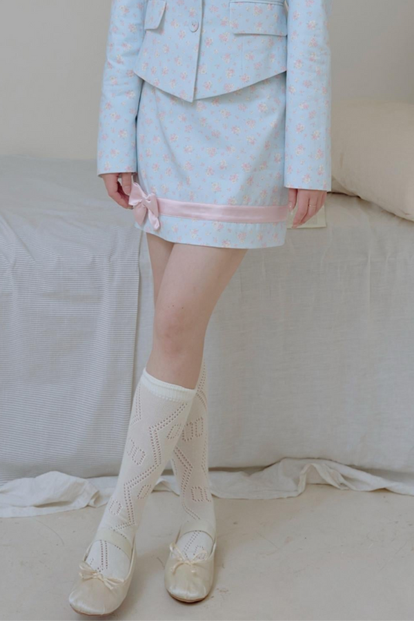 Satin Patchwork Suit Coat Set-Up