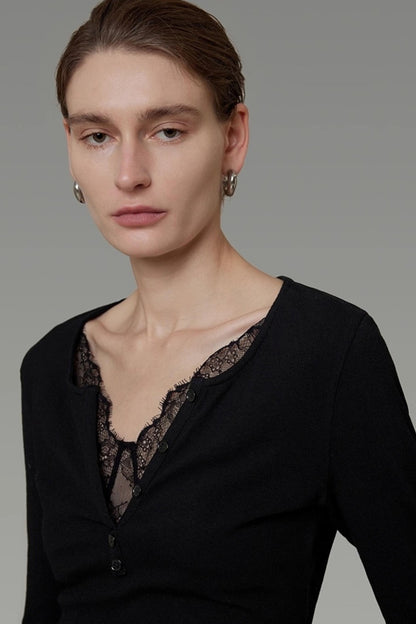 High-End Minimalist Slim Knitwear