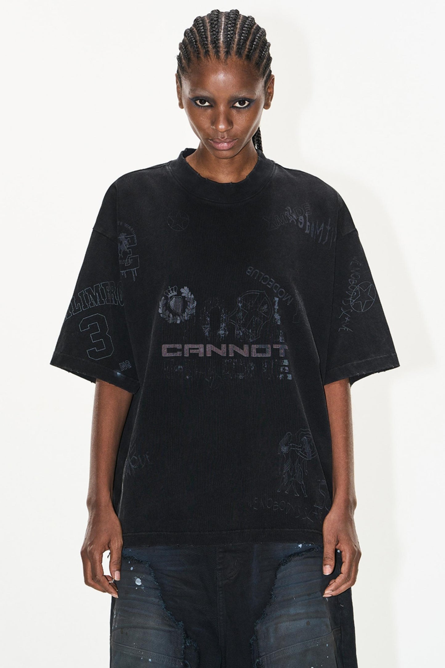 Retro Washed Sketch T-Shirt