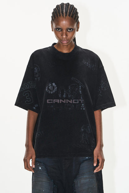 Retro Washed Sketch T-Shirt