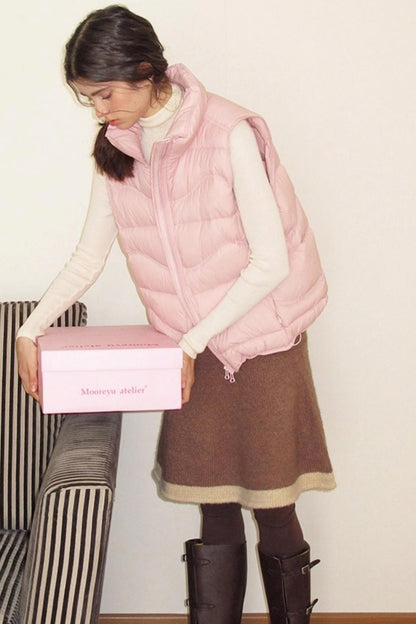 Pinecone Velvet Jacquard Sweater Skirt Set