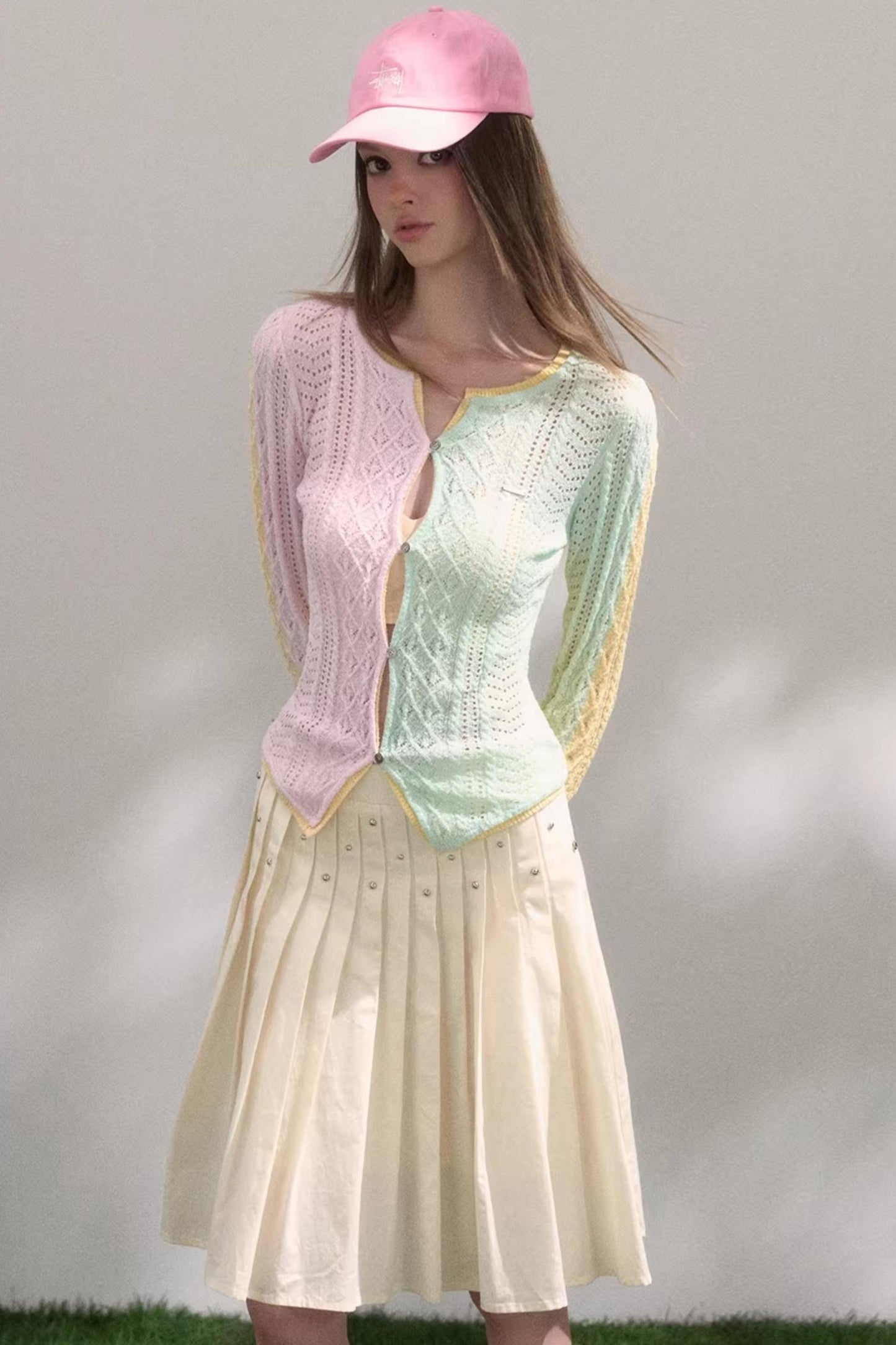 Sweet Girly Pleated BellaModa Skirt