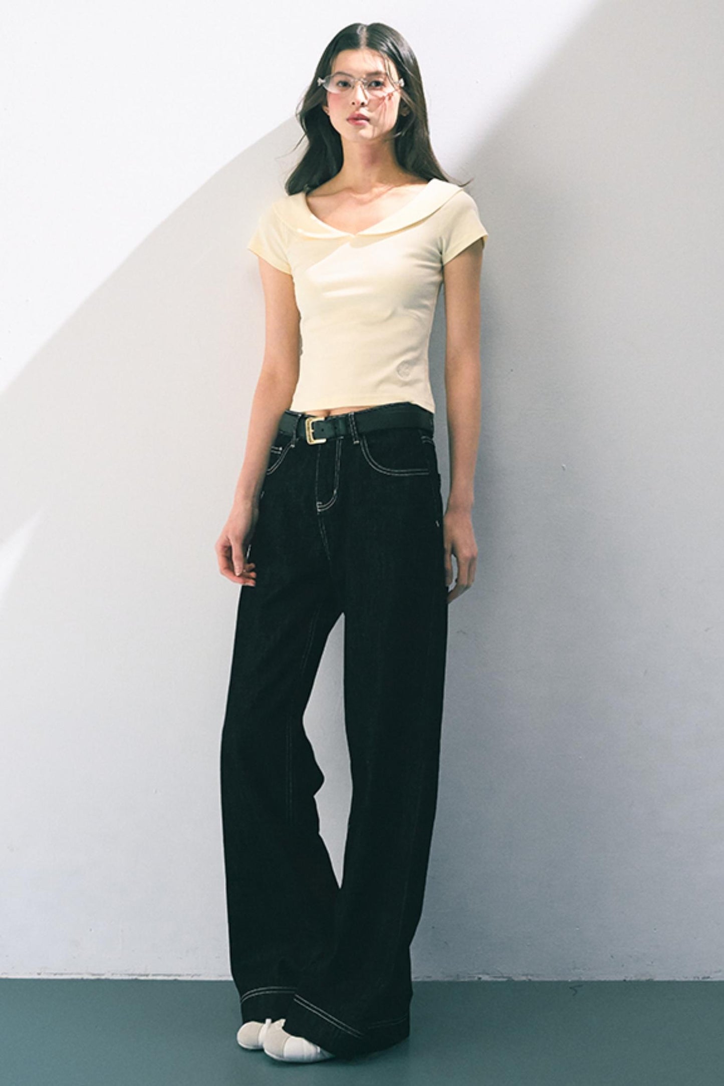 Minimalist Knit Slim Fit Top