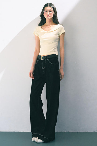 Minimalist Knit Slim Fit Top