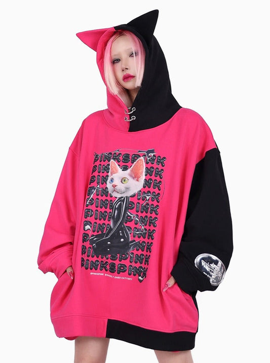 Original Devon Cat Ears Hooded Jacket