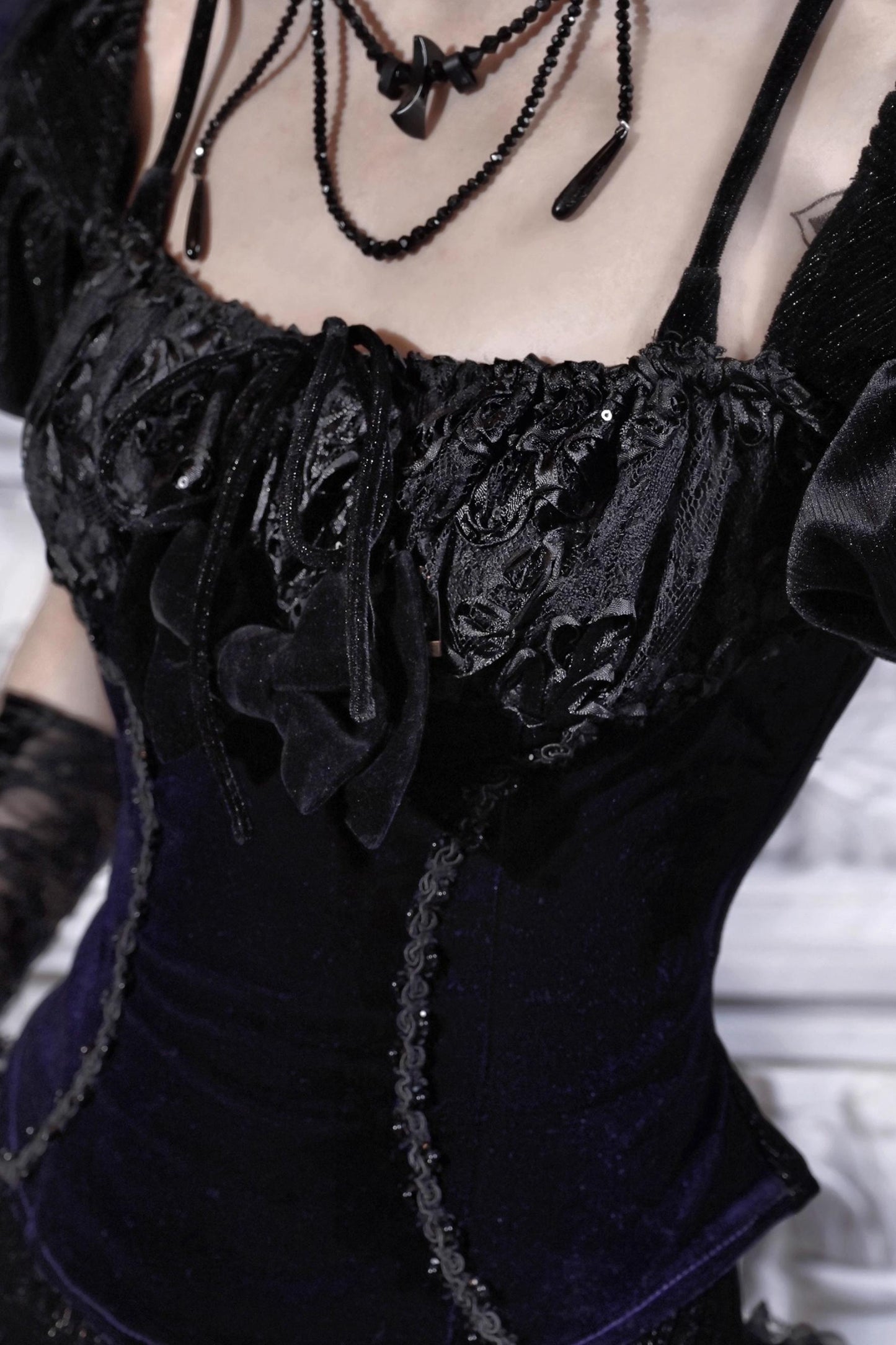 Velvet Gothic Top