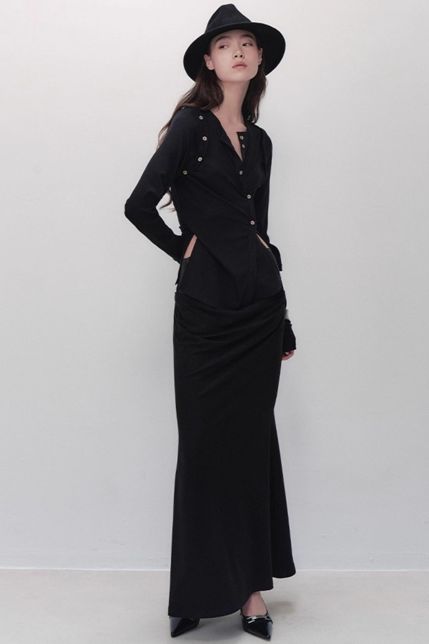 Detachable Round Neck Knitted Cardigan