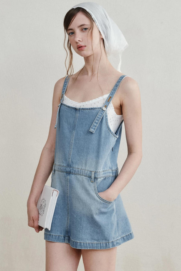 Sea Salt Retro Denim Dress