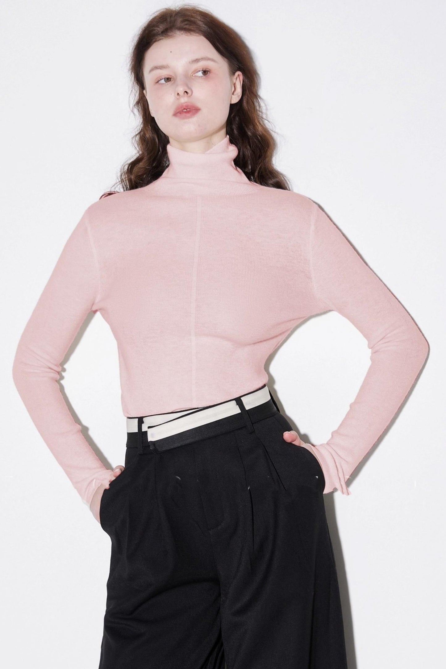 Ultra-Fine Wool Turtleneck Sweater