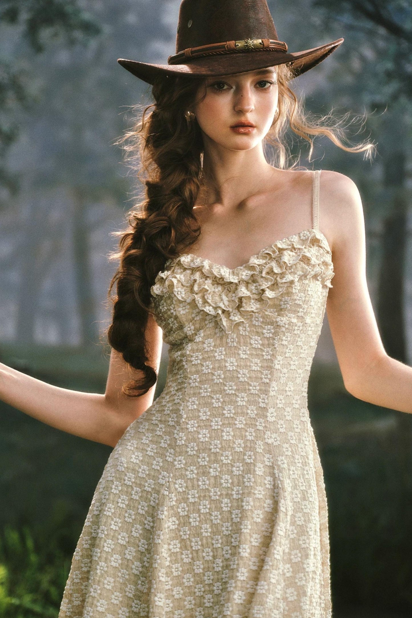Temple Adventure Lace Dress Set-Up