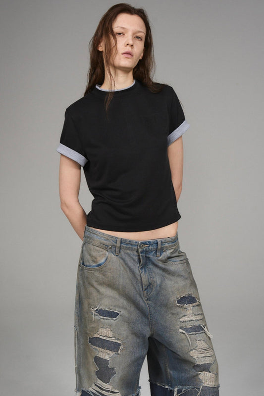 Embroidered Luxe Tee