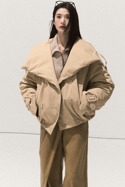 Three-Dimensional Pleated Pants