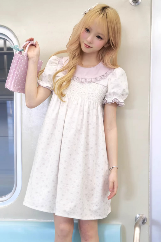 Light Purple Floral Princess Dress