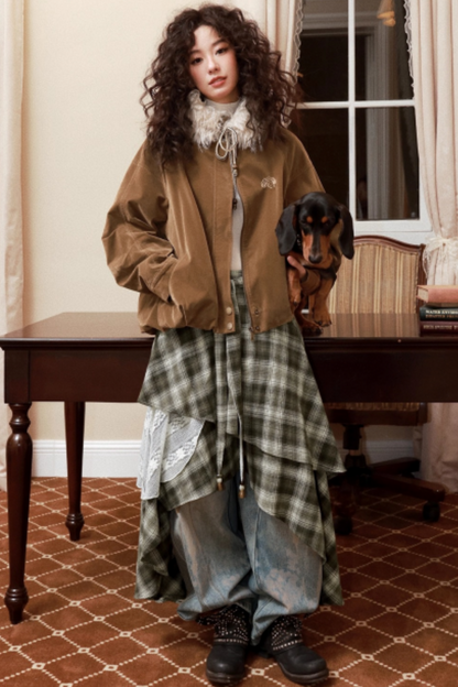 Flaming Flower Distressed Jeans